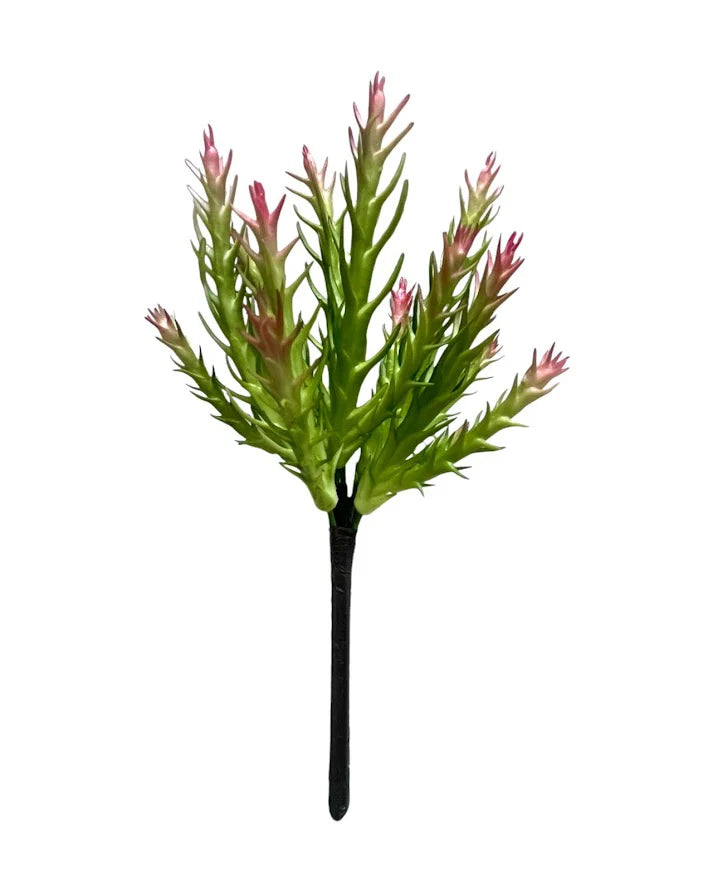 Artificial Succulent Green Red - 21cm